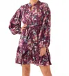 Alivia Lori Dress In Cranberry Stained Glass In Red