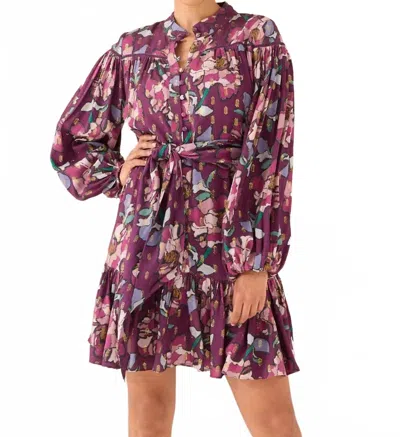 Alivia Lori Dress In Cranberry Stained Glass In Red