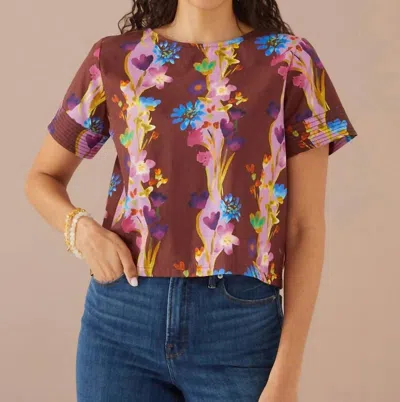 Alivia Lynn Top In Cinnamon In Brown