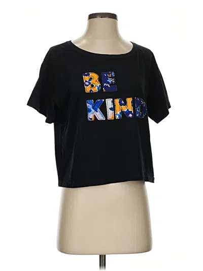 Pre-owned Alivia Short Sleeve T-shirt In Black