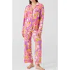 Alivia Sofia Print Pajamas In Floral Pond Sugar Plum