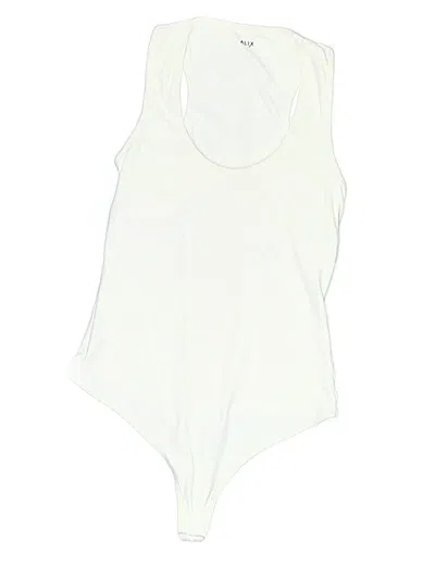 Pre-owned Alix Bodysuit In White
