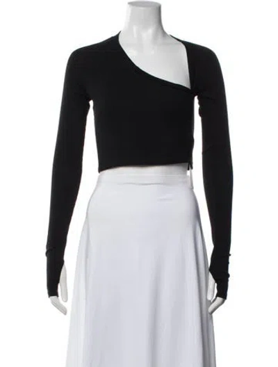 Pre-owned Alix Nyc Asymmetrical Sweater In Black