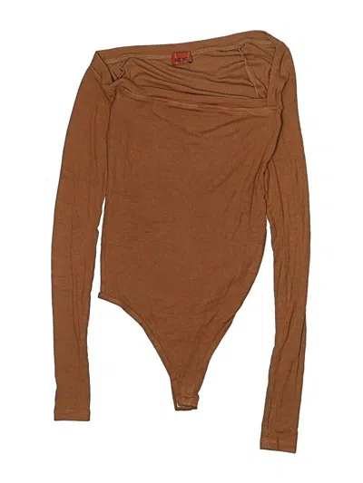 Pre-owned Alix Nyc Bodysuit In Brown