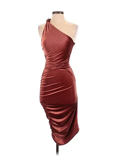 Pre-owned Alix Nyc Cocktail Dress In Brown