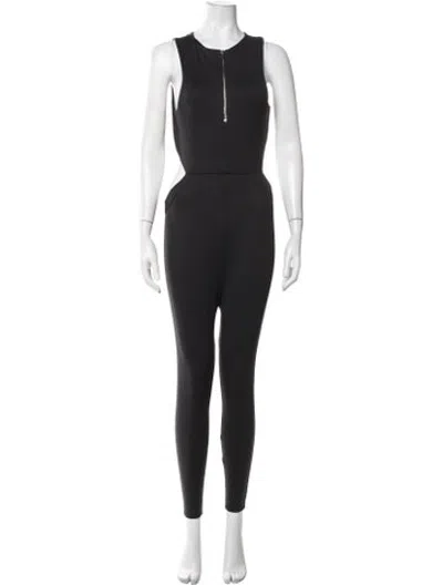 Pre-owned Alix Nyc Crew Neck Jumpsuit In Grey