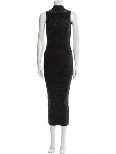 Pre-owned Alix Nyc Nylon Midi Length Dress In Red