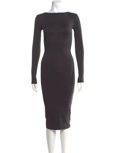 Pre-owned Alix Nyc One-shoulder Knee-length Dress W/ Tags In Black