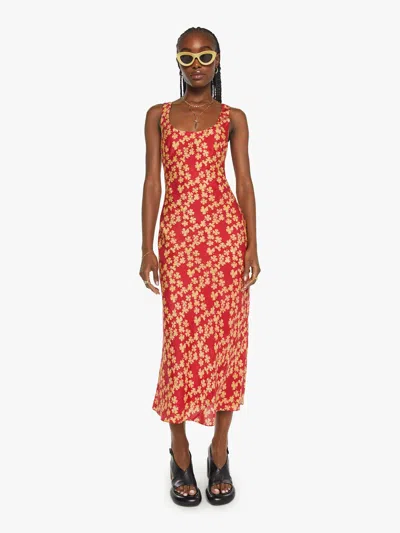 Alix Of Bohemia Adele Dress Clover In Crimson