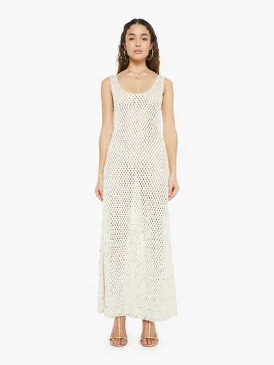 Alix Of Bohemia Adele Pearl Crochet Dress In Ivory