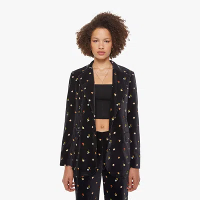 Alix Of Bohemia Afternoon Blazer Onyx Bouquet In Black