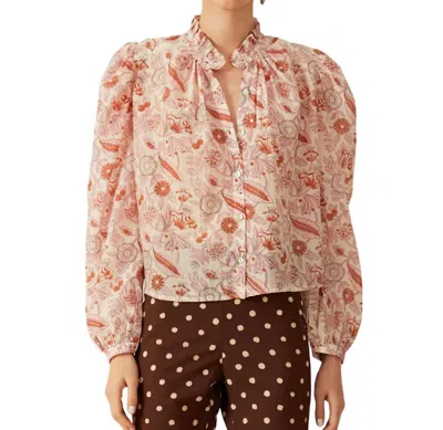 Alix Of Bohemia Annabel Camellia Shirt In Pink