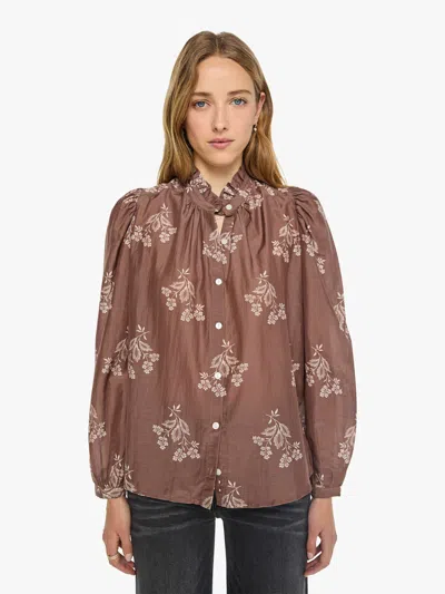 Alix Of Bohemia Annabel Shirt Doe Elderflower In Multi - Size X-small