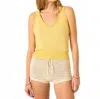 Alix Of Bohemia Ansel Sunglow Knit Top In Yellow In Yellow