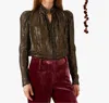 Alix Of Bohemia Artemis Moonlight Shirt In Black In Green