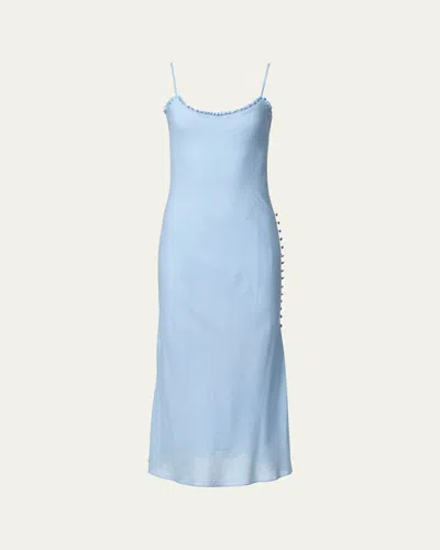 Alix Of Bohemia Athens Bluejay Slip Dress