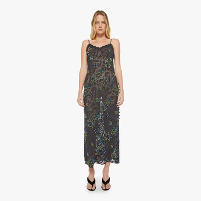 Alix Of Bohemia Athens Dress Onyx Sprig In Multi