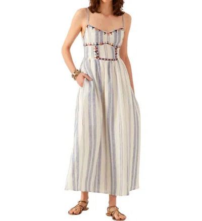Alix Of Bohemia Autumn Dress In Pacific Delta In Multi