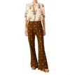 Alix Of Bohemia Charlie Bronze Ikat Mirror Pant In Brown In Brown