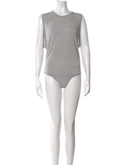 Pre-owned Alix Of Bohemia Crew Neck Sleeveless Bodysuit In Gray