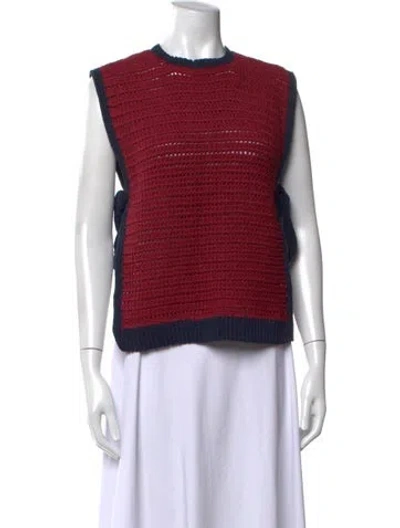 Pre-owned Alix Of Bohemia Crew Neck Sweater W/ Tags In Red