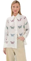 Alix Of Bohemia Dana Butterfly Garden Shirt Butterfly In Butterfly