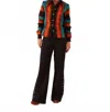 Alix Of Bohemia Dolly Camp Flannel Shirt In Multi In Black