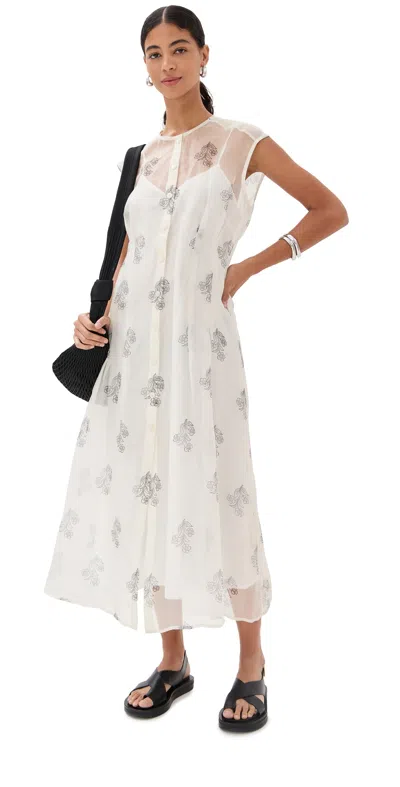 Alix Of Bohemia Gigi Lunar Flower Dress White