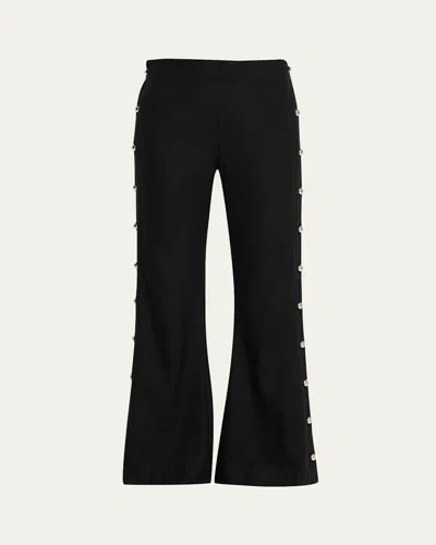 Alix Of Bohemia Holland Flare Pants In Black