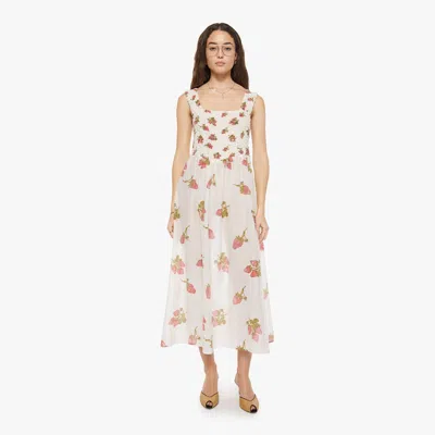 Alix Of Bohemia Kay Strawberry Dot Dress Off-white In Neutral