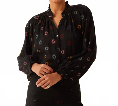 Alix Of Bohemia Kiki Evening Star Shirt In Black Multi