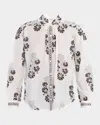 Alix Of Bohemia Kiki Long-sleeve Blouse In White