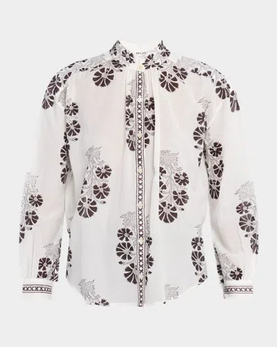 Alix Of Bohemia Kiki Long-sleeve Blouse In White
