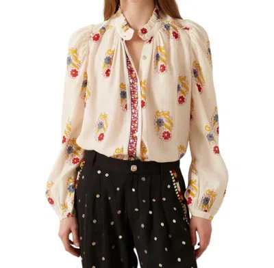 Alix Of Bohemia Kiki Shirt In Fireflower In Multi