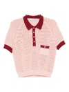 Alix Of Bohemia Lessi Blushed Crochet Top In Pink