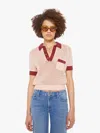 Alix Of Bohemia Lessi Crochet Top Blush In Pink - Size X-large
