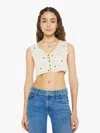 Alix Of Bohemia Ludi Pearl Beaded Crochet Top In Ivory