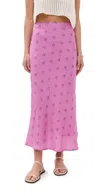 Alix Of Bohemia Lyra Fuchsia Heart Skirt Fuchsia In Fuchsia