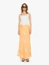 Alix Of Bohemia Lyra Silk Skirt Hibiscus Rose In Pink - Size X-large In Pink