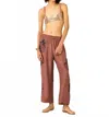 Alix Of Bohemia Otto Mauvewood Rose Pant In Brown