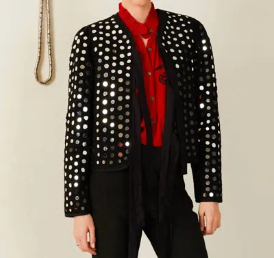 Alix Of Bohemia Pasha Disco Jacket In Onyx In Black
