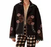 Alix Of Bohemia Pre-loved Western Bloom Jacket In Black In Black