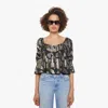 Alix Of Bohemia Priya Top Gunmetal In Black