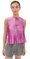 Alix Of Bohemia Rhoe Fuchsia Heart Top Fuchsia In Fuchsia