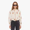 Alix Of Bohemia Ryland Shirt Persimmon Flower In White