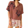 Alix Of Bohemia Stevie Mauvewood Rose Shirt In Multi
