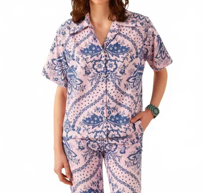 Alix Of Bohemia Stevie Oasis Bandana Shirt In Pink