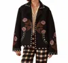 Alix Of Bohemia Western Bloom Jacket In Black In Multi