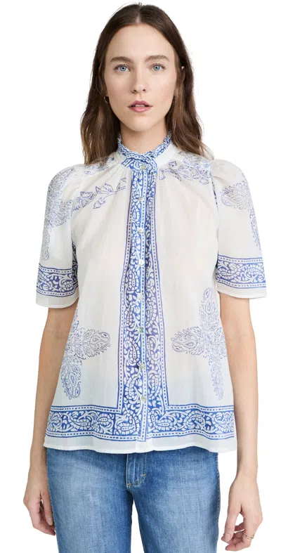 Alix Of Bohemia Winnie Crisscross Top In Lapis