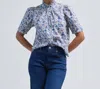 Alix Of Bohemia Winnie Luna Flower Shirt In White Luna In Multi